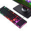 Concord USB Gaming Rainbow LED 104 Keys Ergonomic Multimedia Keyboard