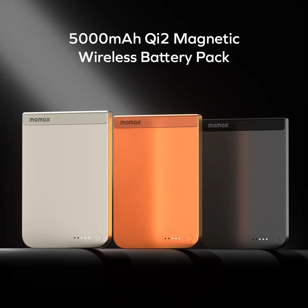 Momax 1-power S.pass 5000mah Qi2 Magnetic Wireless Power Bank