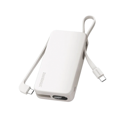 MOMAX 1 – Power Bank Vital 10000mAh with 2 Cables (USB-C, 30W)