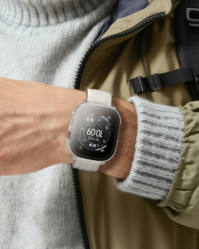 زجاج Amazingthing Radix مع غطاء لساعة 49 مم (شفاف)