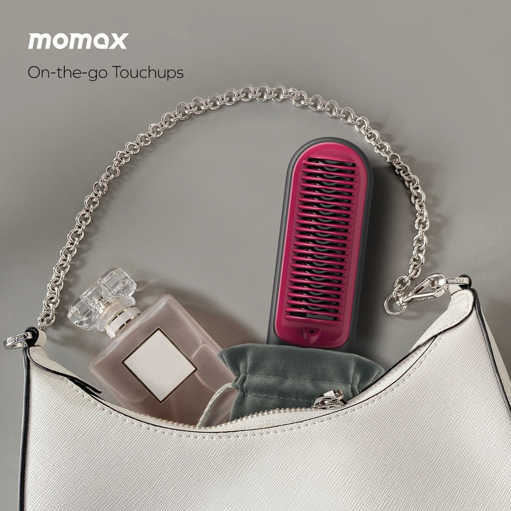 Momax Ultra Sleek Cordless Hair Straightener Brush