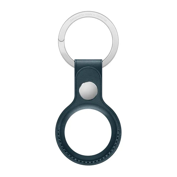 Airtag Leather Key Ring Baltic Blue - Best Buy Tech