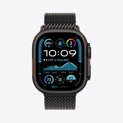 Apple Watch Ultra 2 GPS + Cellular | 49mm Natural Titanium | Milanese Loop | Black - Best Buy Tech