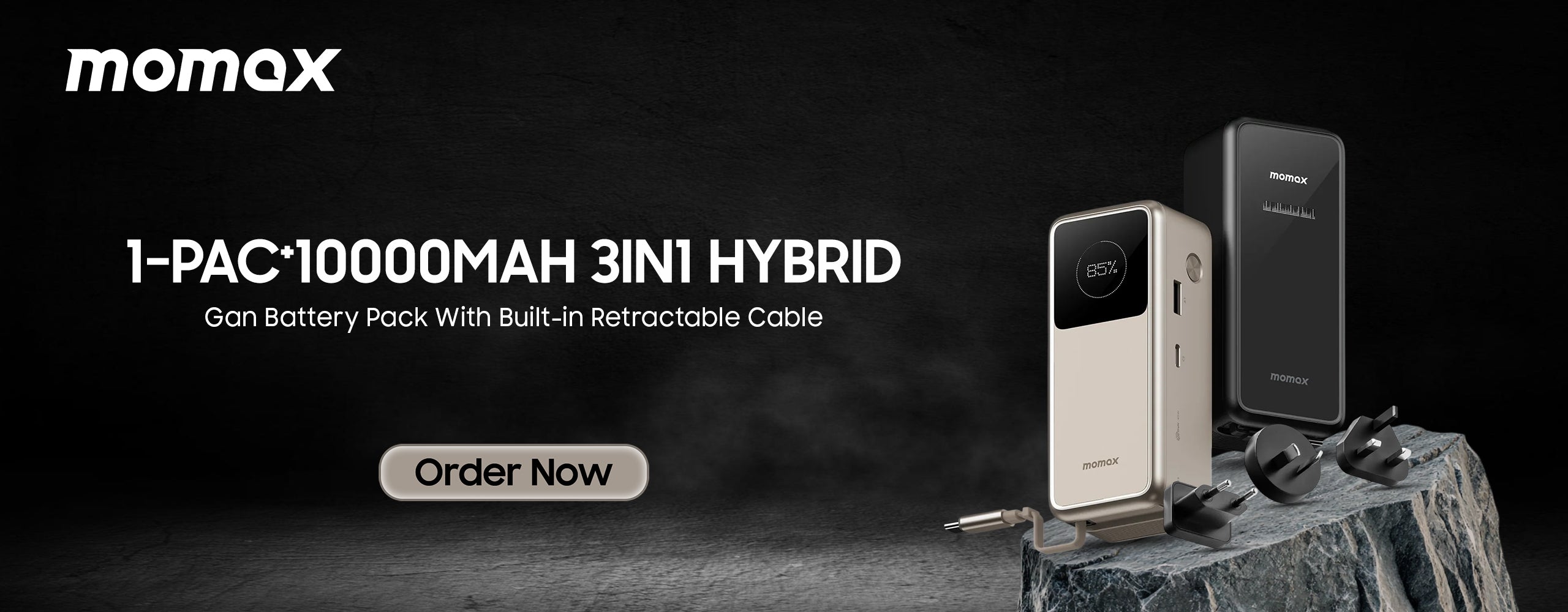 Momax 3in1 Hybrid Gan Battery Pack Qatar