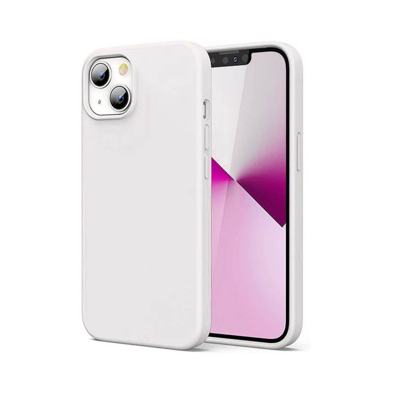 UGREEN Silky Silicone Protective Case for iPhone 13 - White UGREEN Silky Silicone Protective Case for iPhone 13 - White