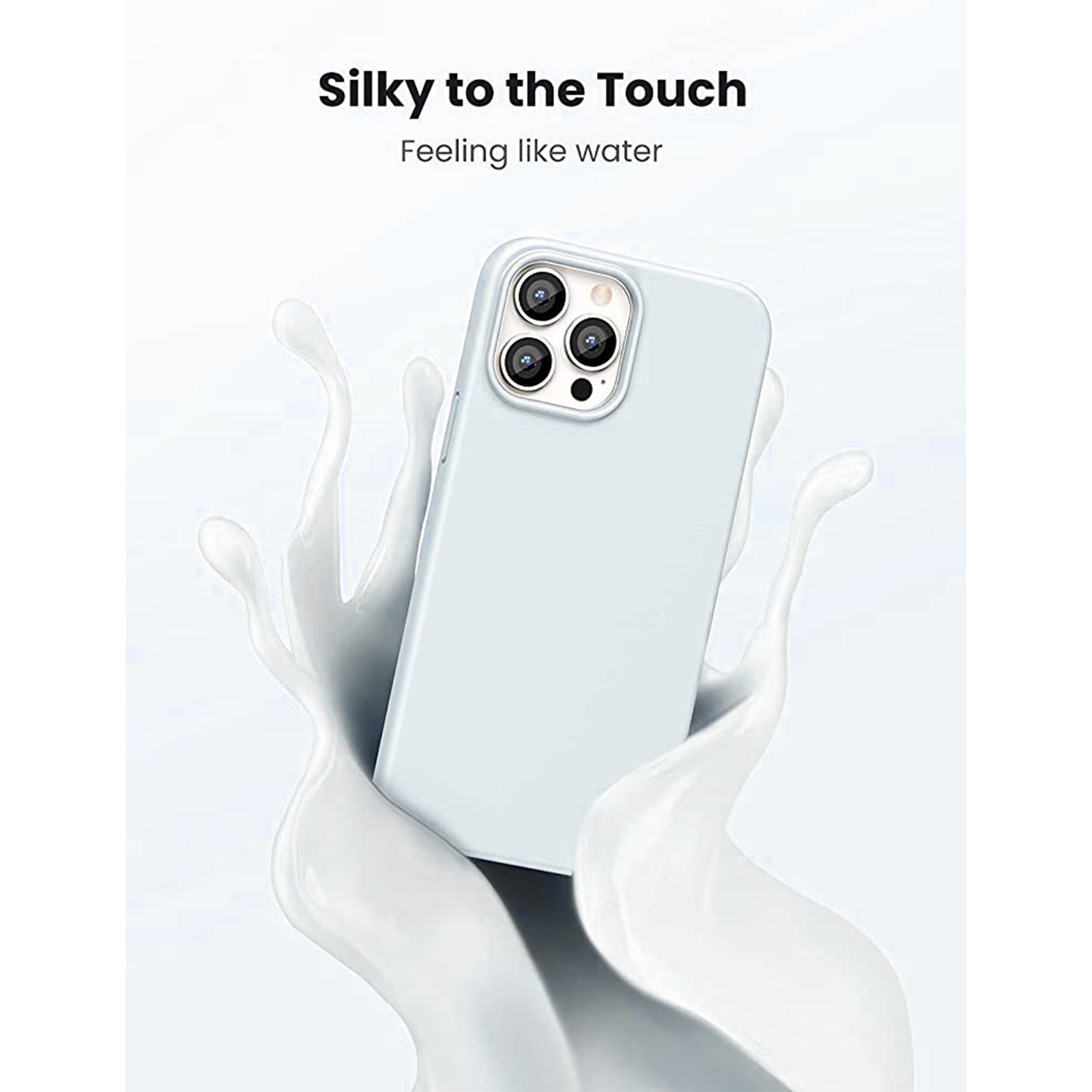 UGREEN Silky Silicone Protective Case for iPhone 13 - White UGREEN Silky Silicone Protective Case for iPhone 13 - White