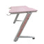 E-Sport Gaming Desk 1.4M Pink colour With Light,Stickers,Cup Holder, Headphone Hook