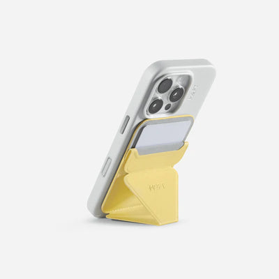 MOFT Snap-On Phone Stand & Wallet mini MagSafe Compatible - Yellow