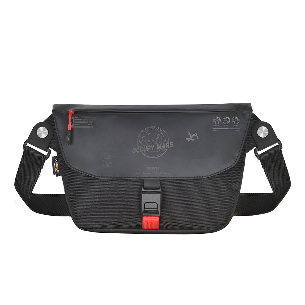 Wiwu Space Exploration Message Bag X - Black Wiwu Space Exploration Message Bag X - Black